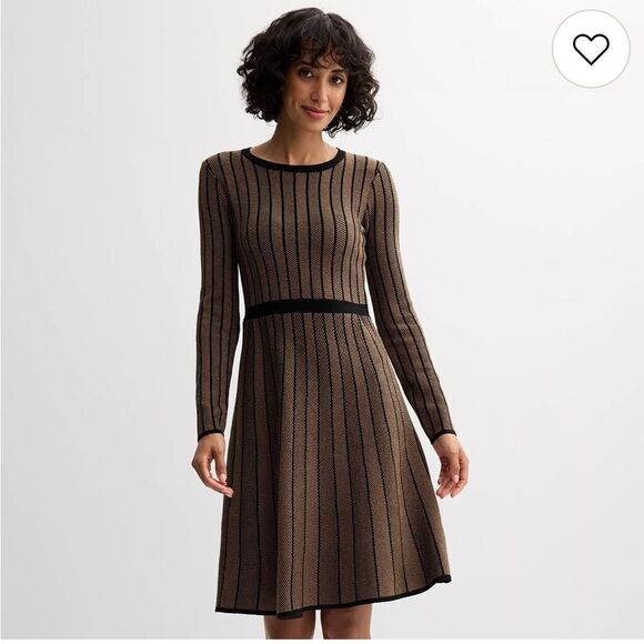 Catherine Malandrino Dresses & Skirts - NWT Catherine Malandrino Black and Brown Dress Size Large
